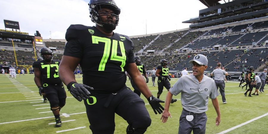 Spring Storylines: How does Oregon go about replacing four starters along the offensive line?